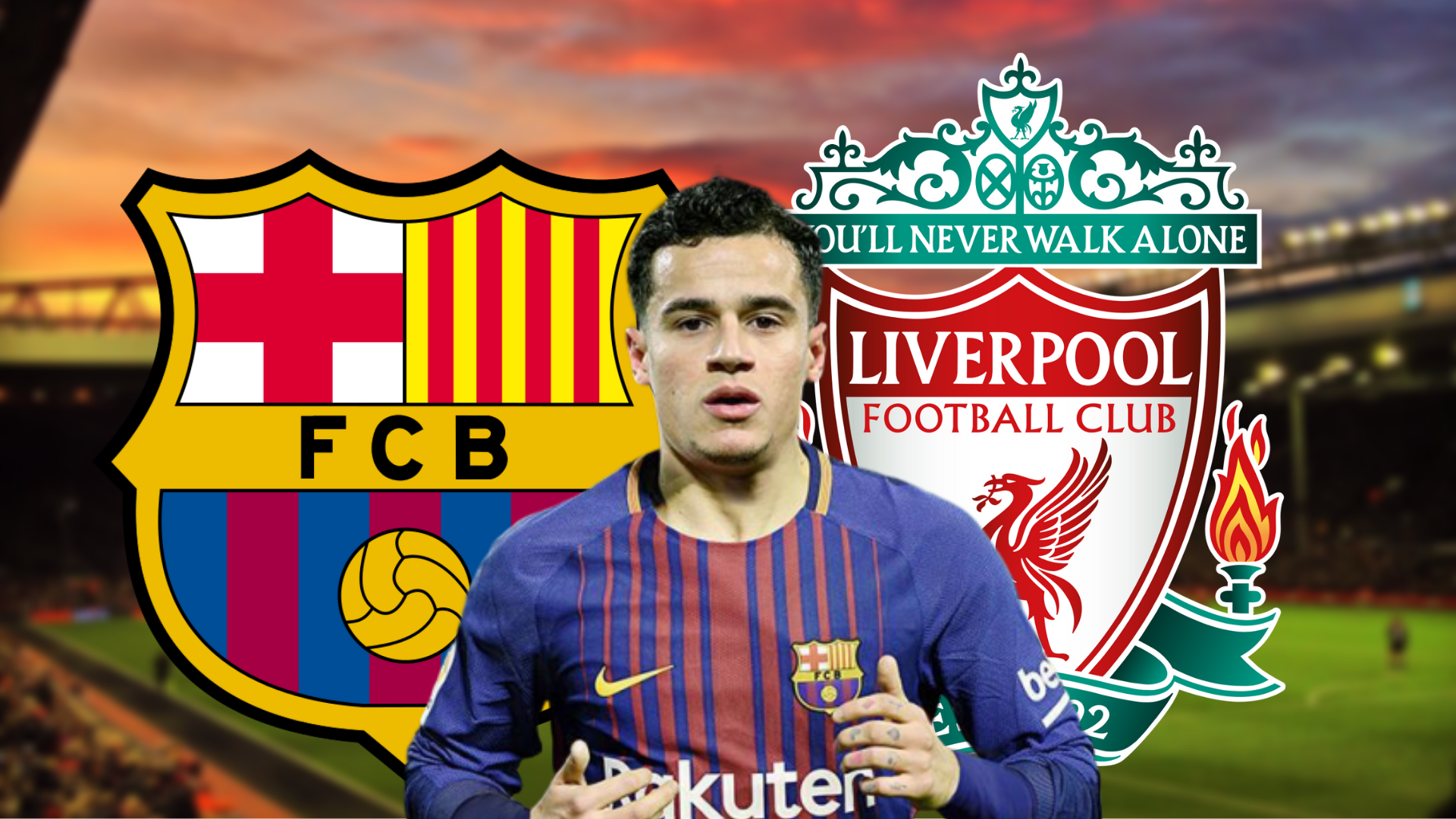 Philippe Coutinho Barcelona to Liverpool